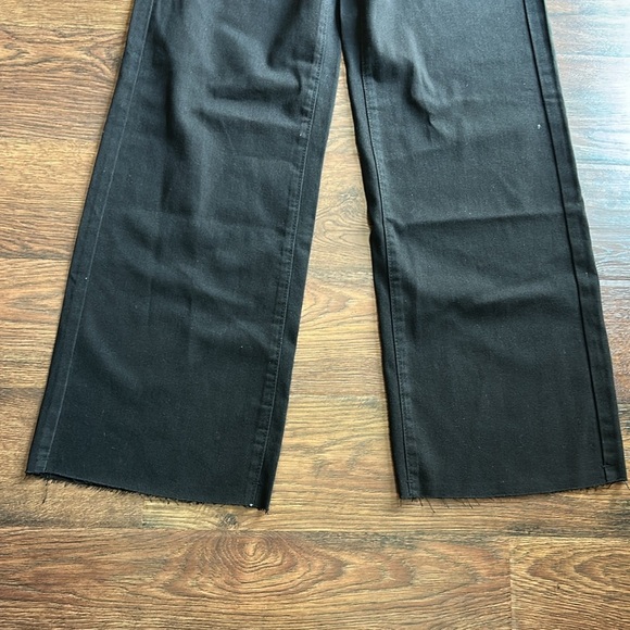 NEW Black Wide-Leg Jeans | Baggy Jeans | Black Denim Jeans | Size 28 Jeans - Picture 3 of 6